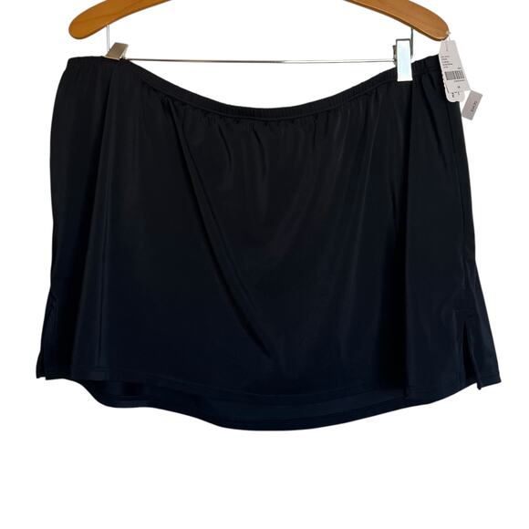 NWT Lane Bryant Side Slit Swim Skirt Bikini Bottom Vacation Beach Plus Size 18 - Picture 1 of 8